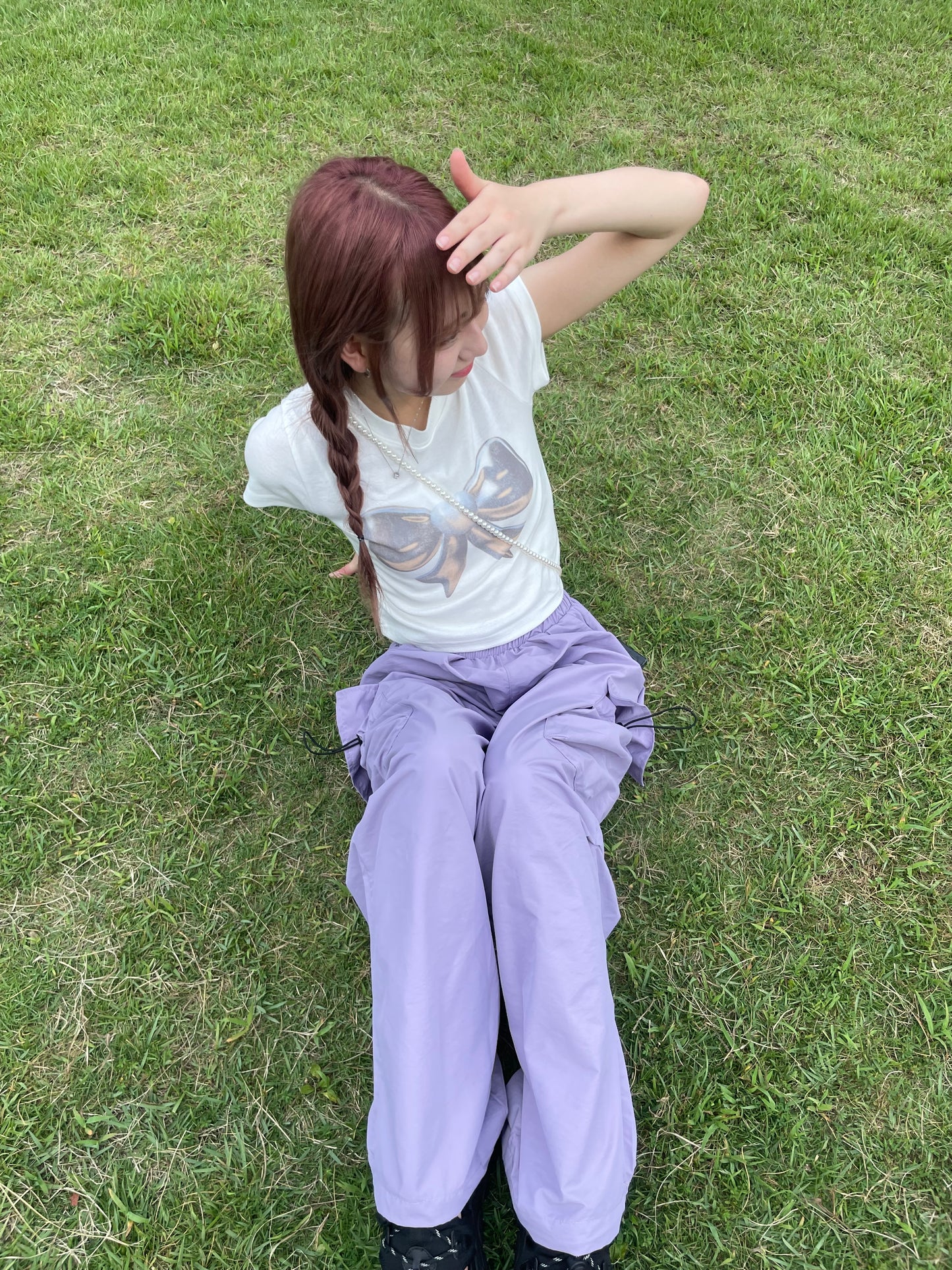 リボンクロップドTシャツ DPB68071