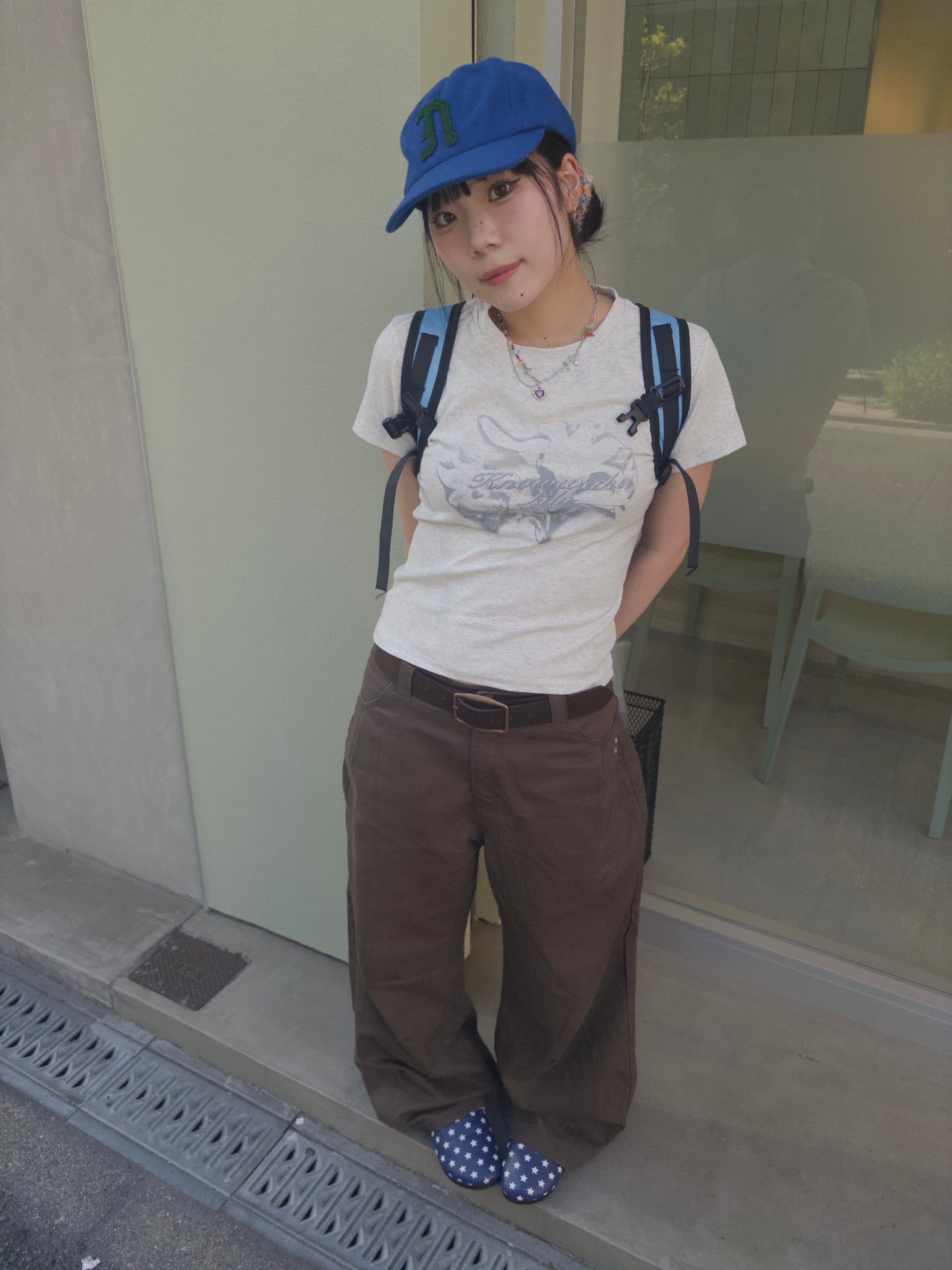 ニュアンスプリントTシャツ DPB89019