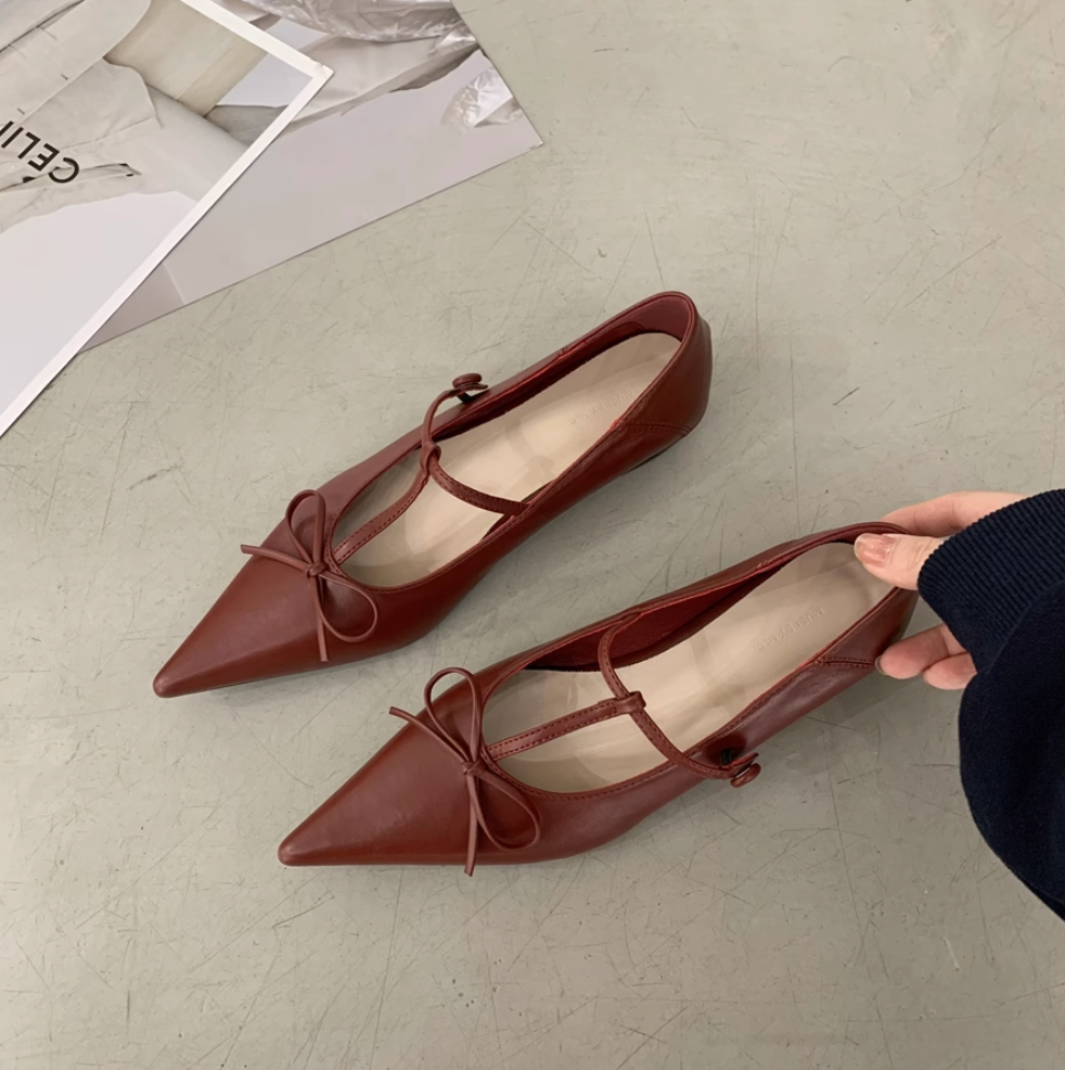 バックルリボンパンプス CPA42346