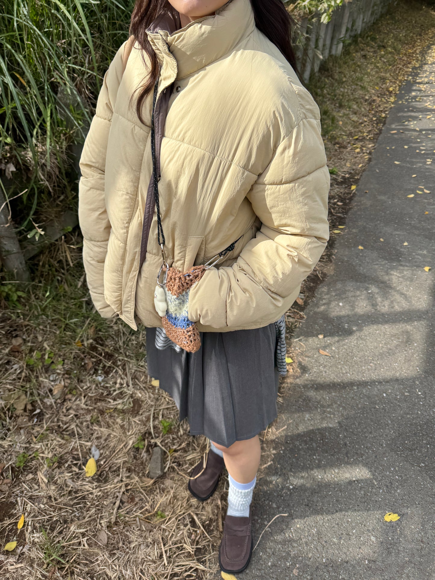 ミディアム丈プリーツスカート DPB78215