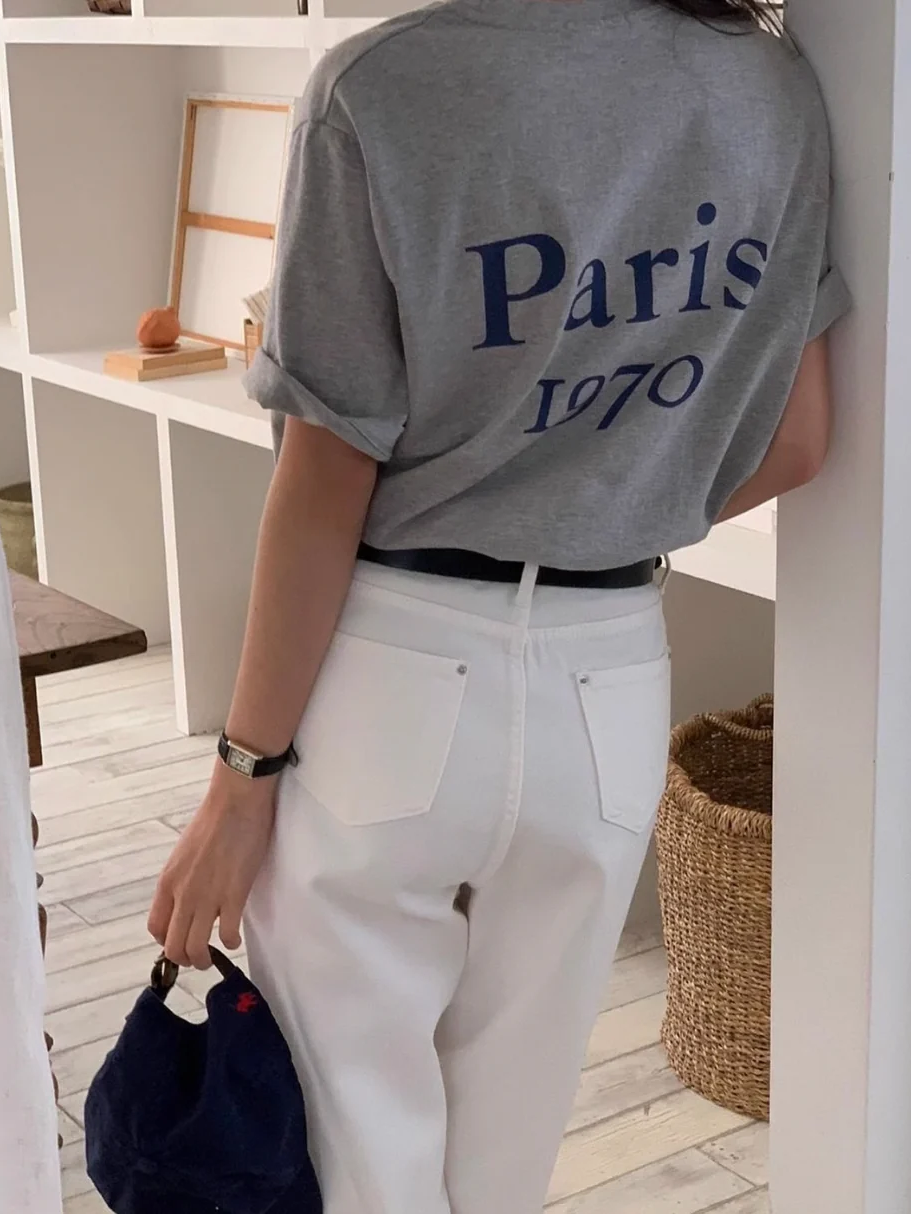 parisプリントTシャツ DPB71716
