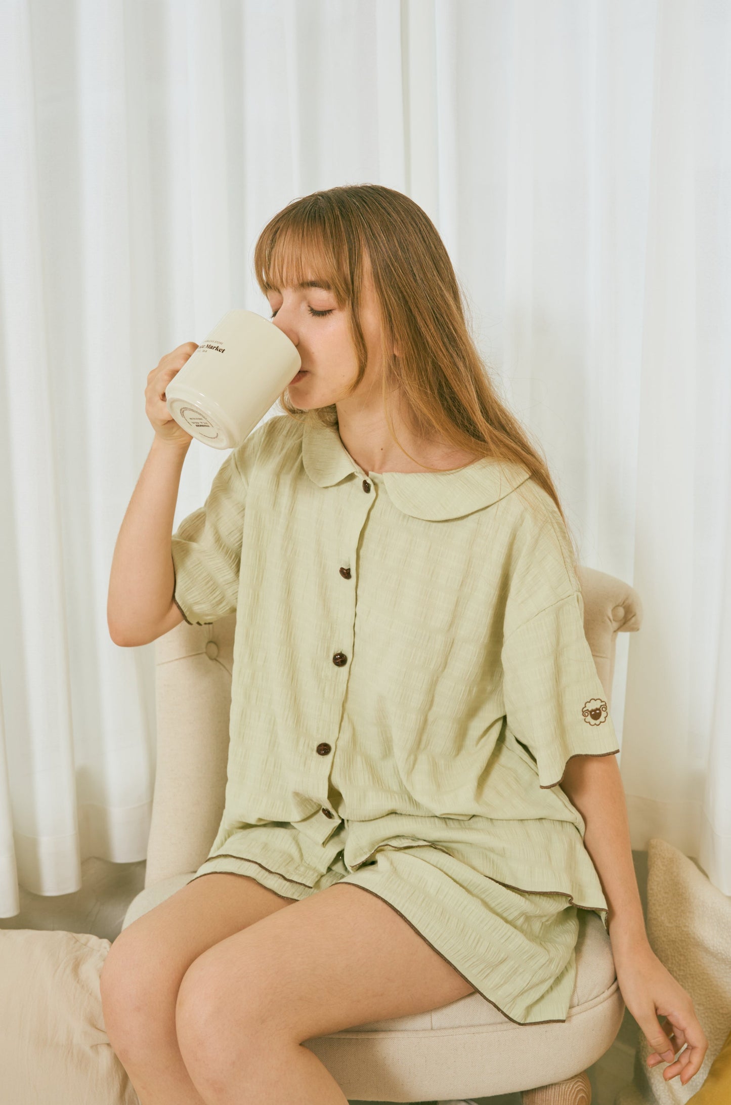 2way sheep room wear set