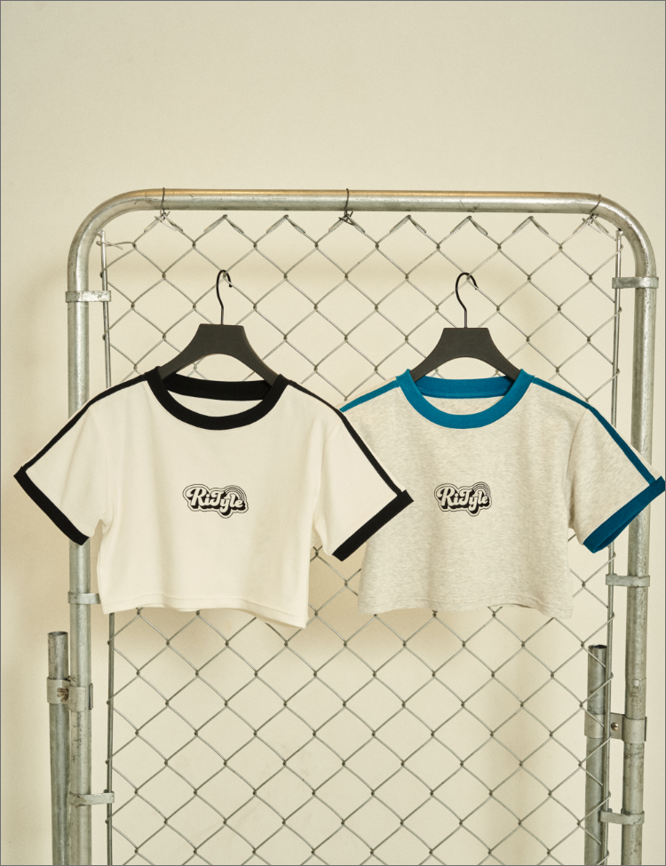RiTyle CROPPED RINGER TEE