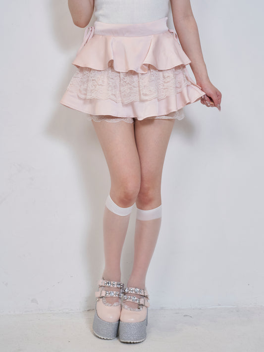 レースダブルフリルスカート CPA33003