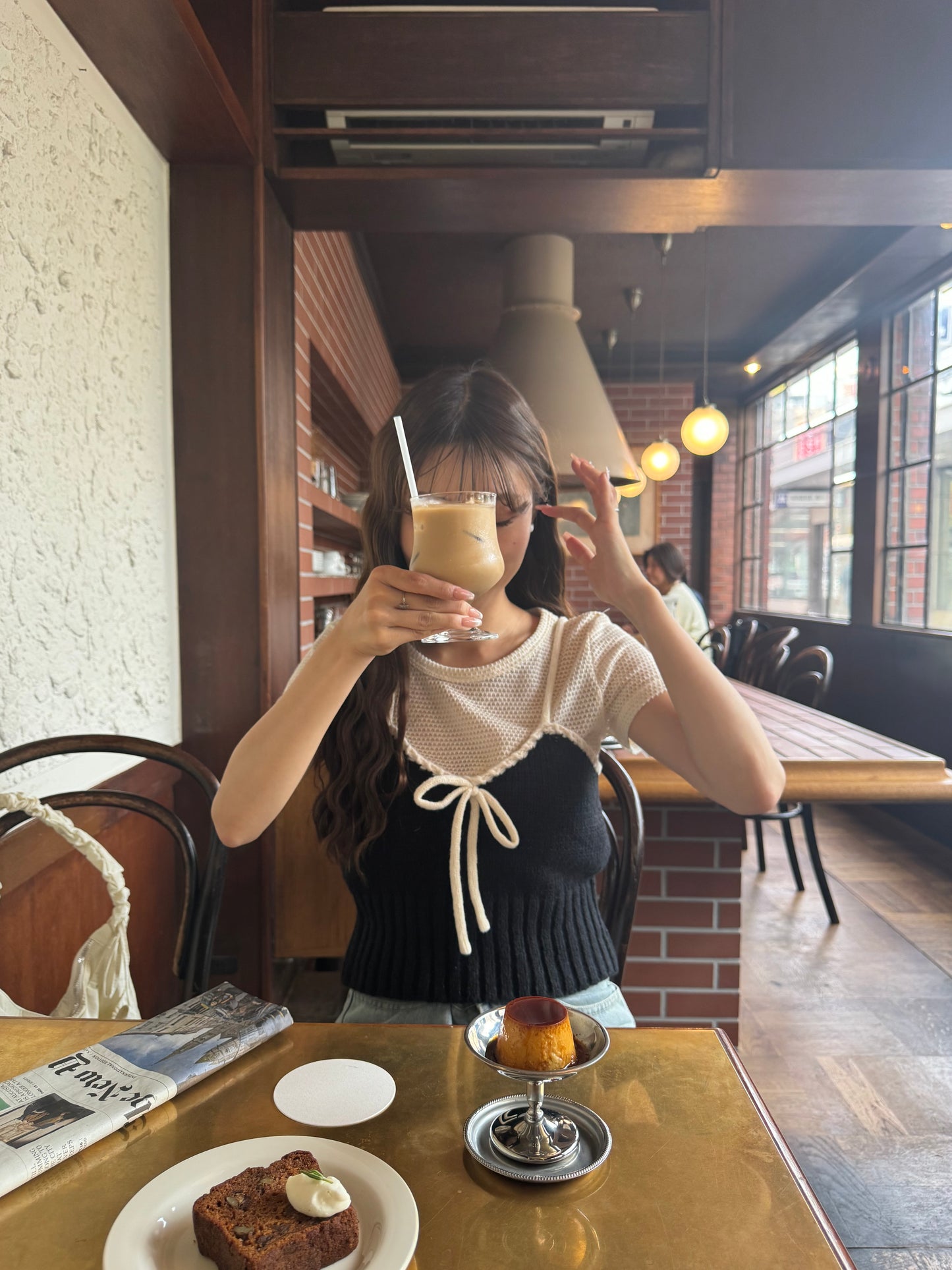 リボンニットビスチェ CPA45022