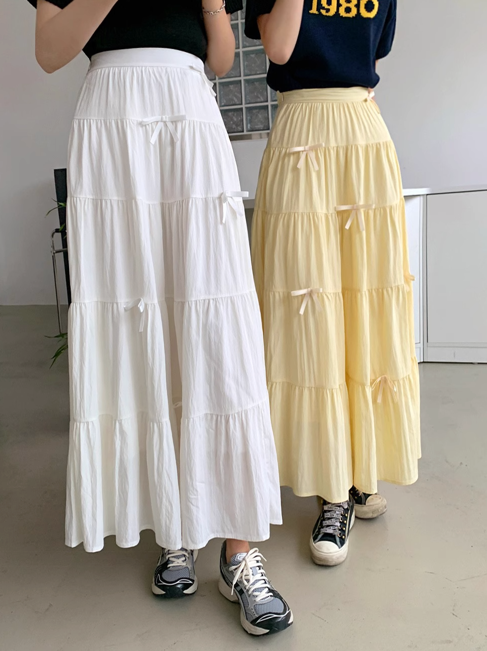 ロングリボンスカート DPB71353