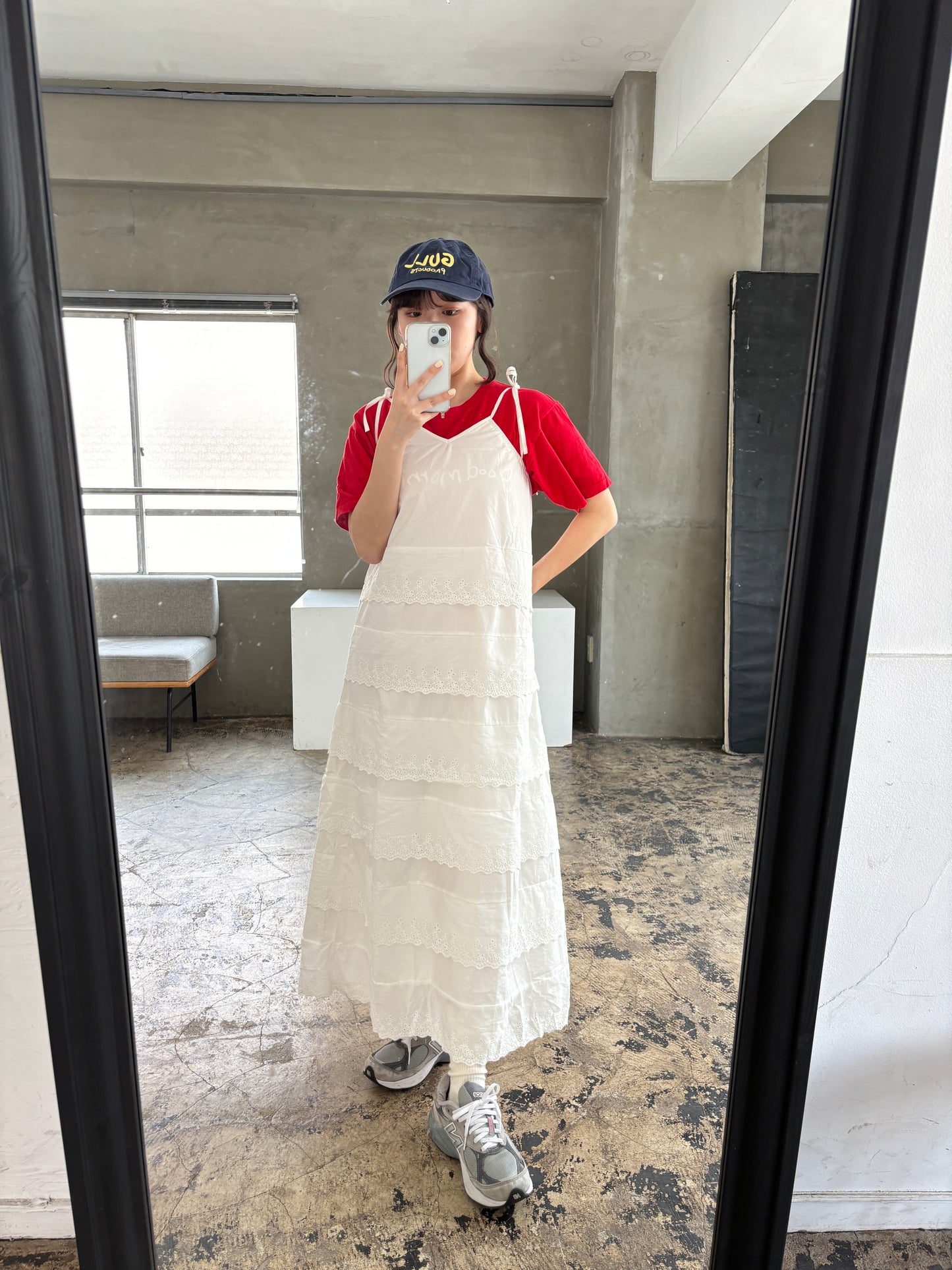 コットンティアードキャミワンピース DPB84138