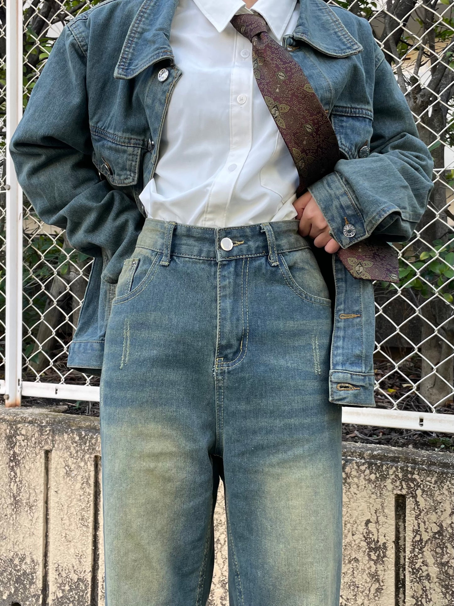 デニムセットアップパンツ DPB64049