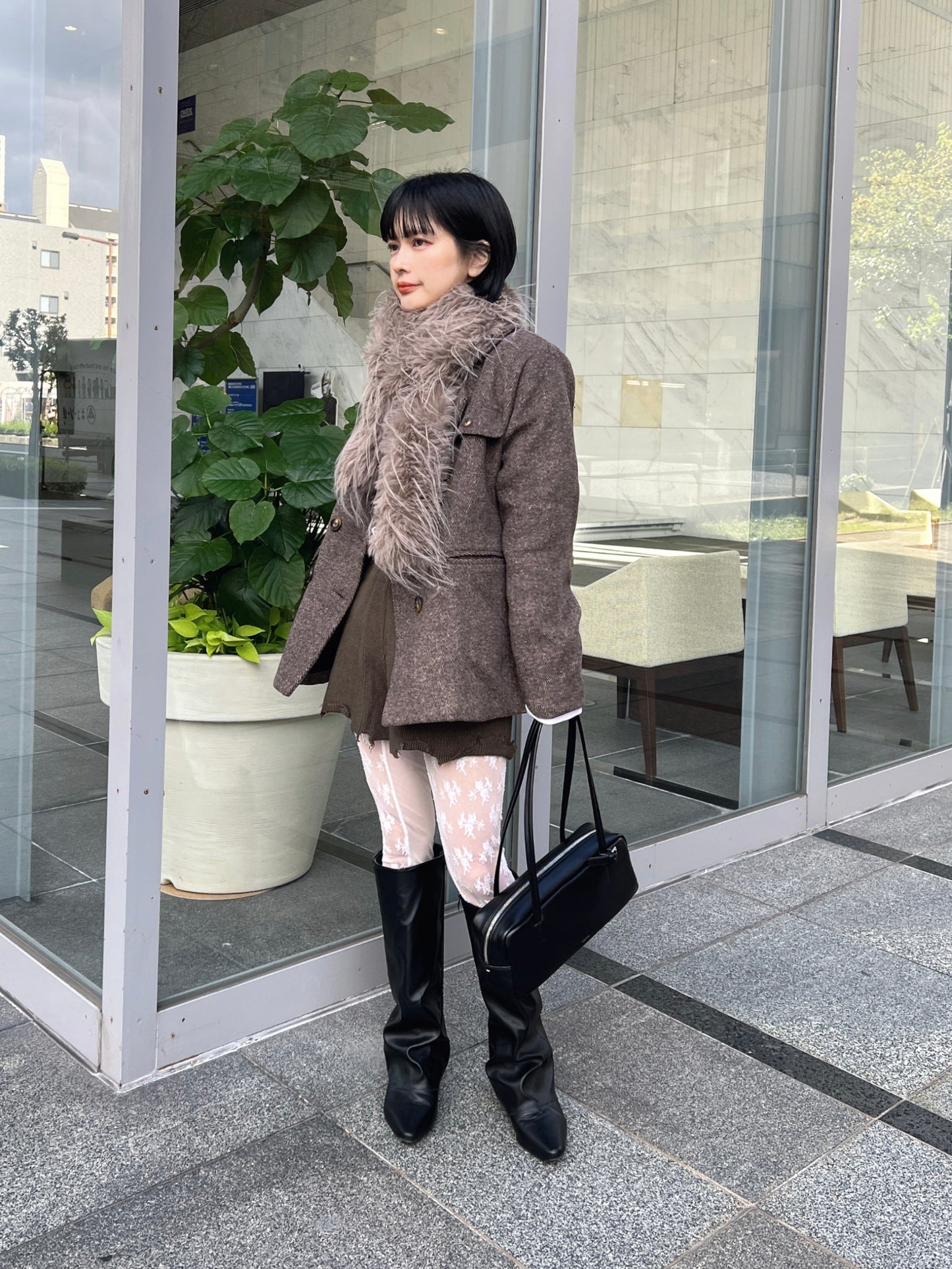 ダメージニットショートパンツ DPB79054