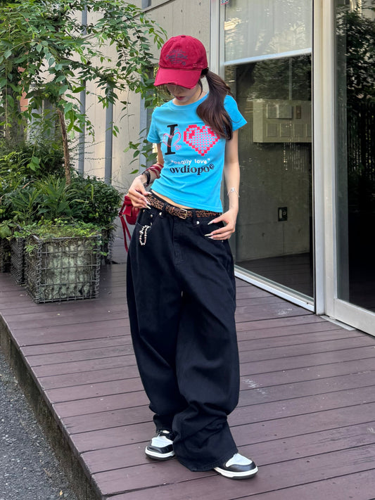 ピクセルアイラブTシャツ DPB86086