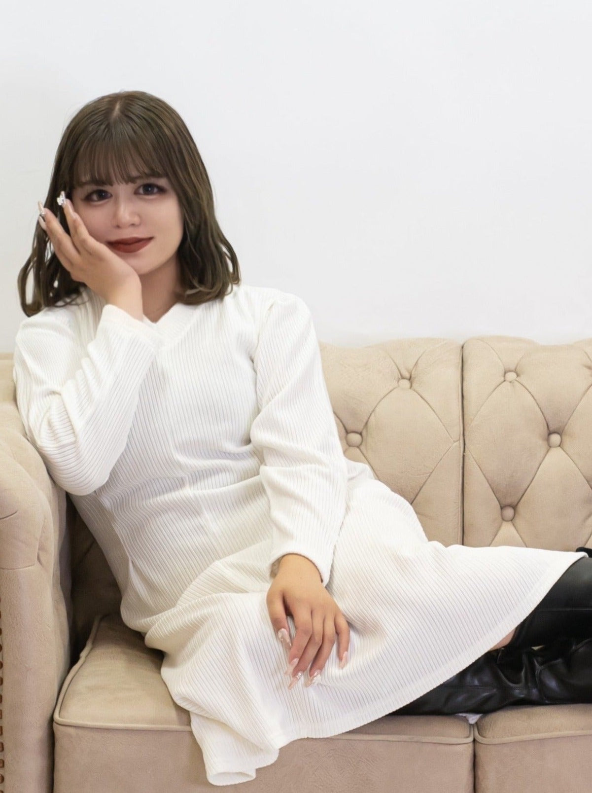 ウエストタックワンピース CPA36018