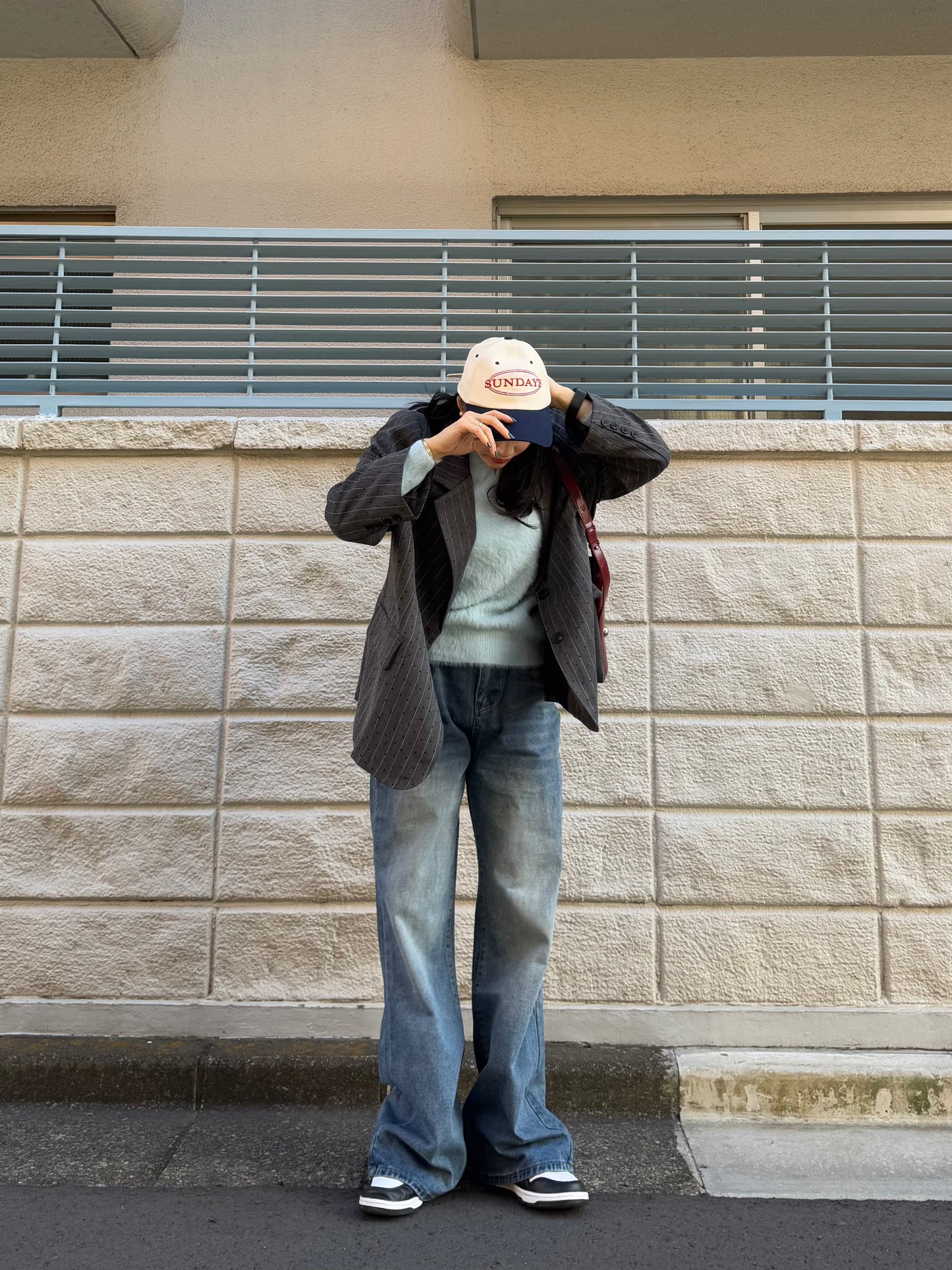 ウォッシュフレアデニムパンツ DPB47385