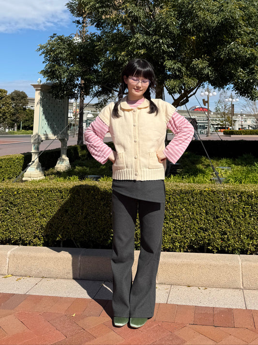 ホワイトニットカーディガン DPA43763