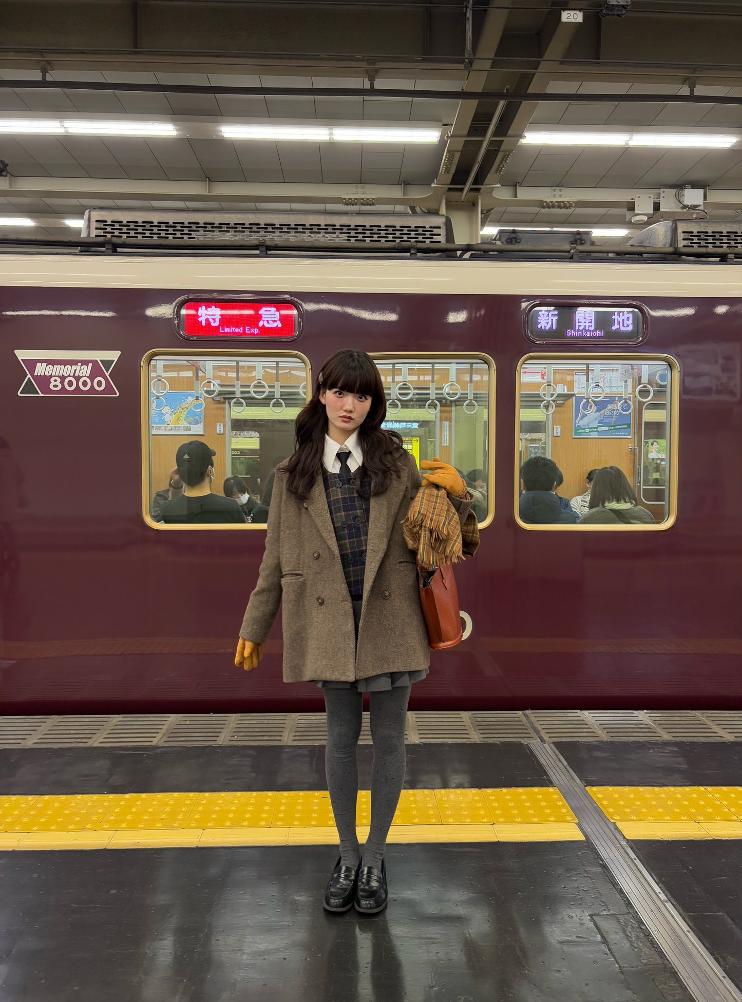 グレードットタイツ DPA43571