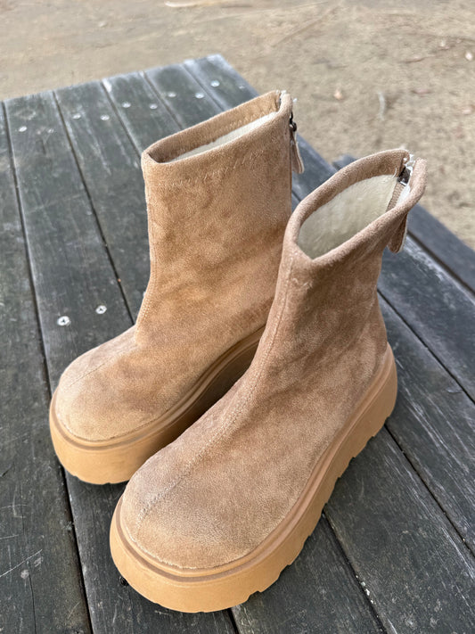 スエードライクハイカットブーツ DPB73522