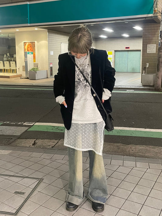 レイヤードラップスカート DPB64100