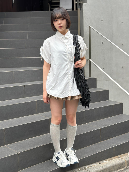 ダブルベルトプリーツスカート DPA20370