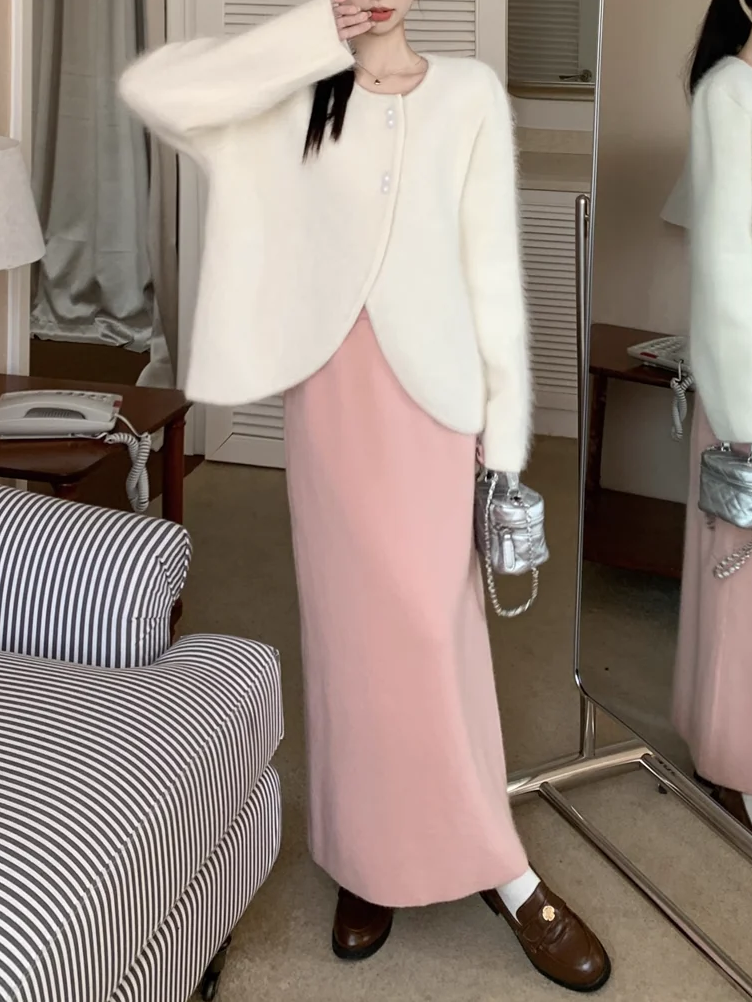 パールニットカーディガン CPA42256