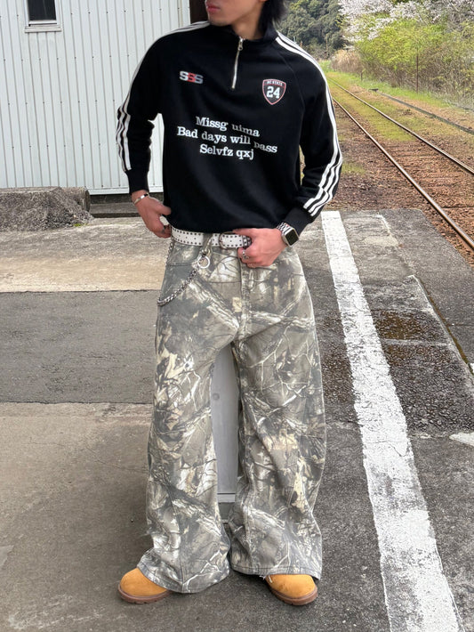 ハーフジップスウェット DPB90129