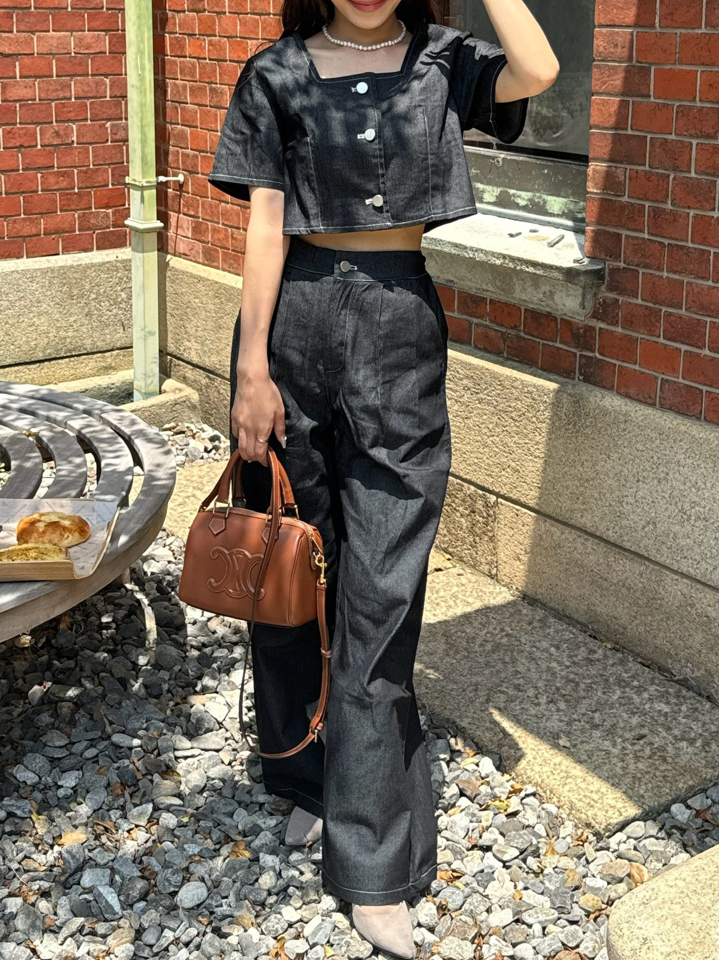 ワイドデニムパンツ CPA45004