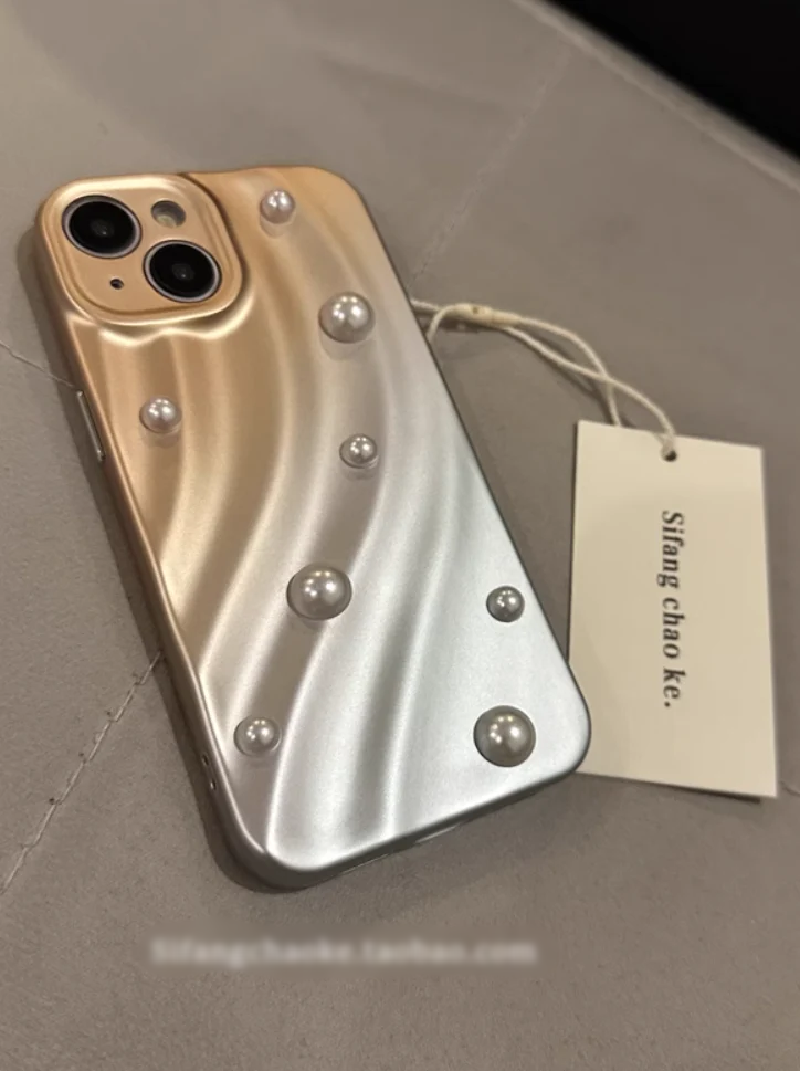 シルバーパールスマホケース CPA44036