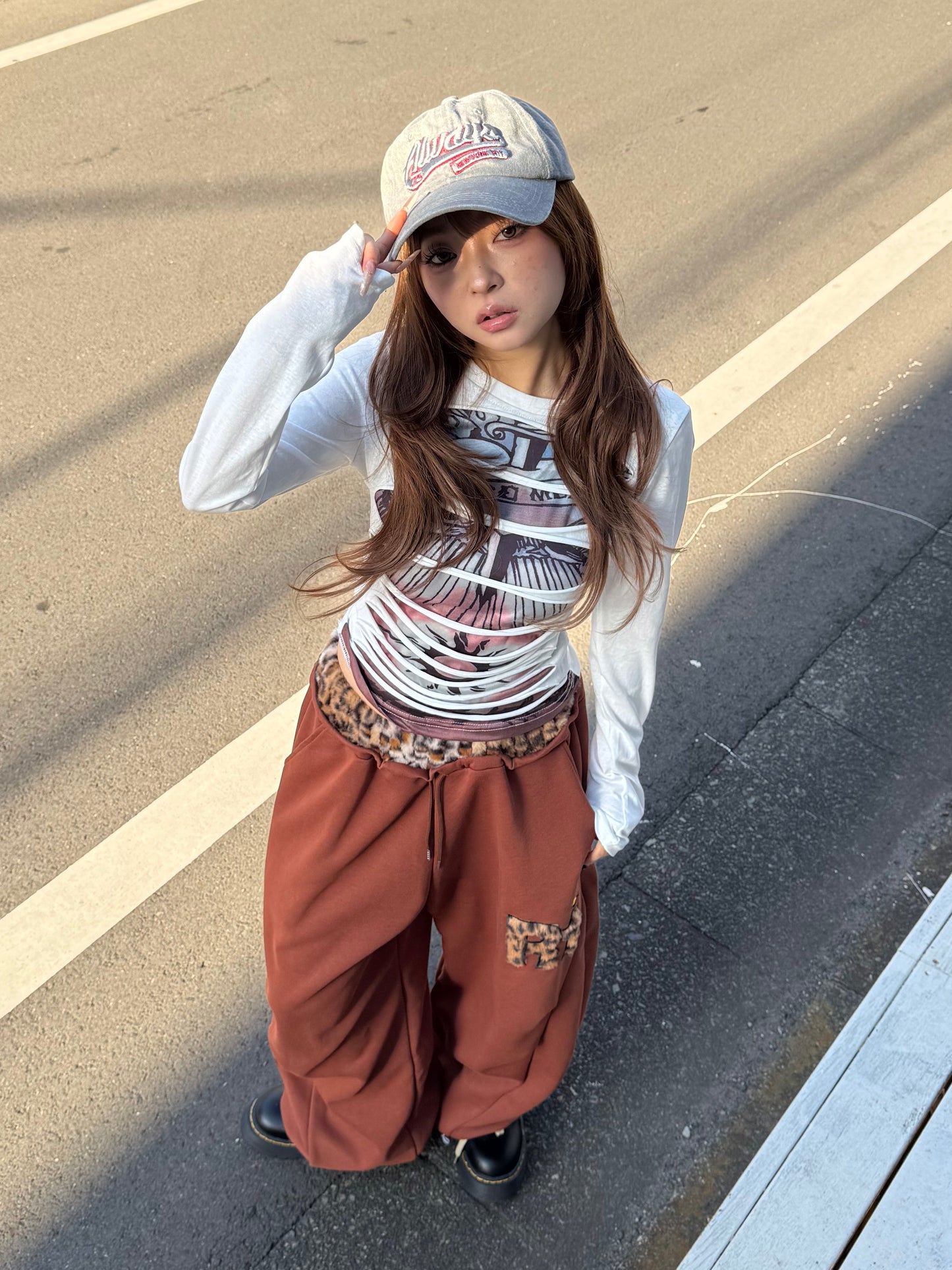 フロントカットアウトTシャツ DPB86198