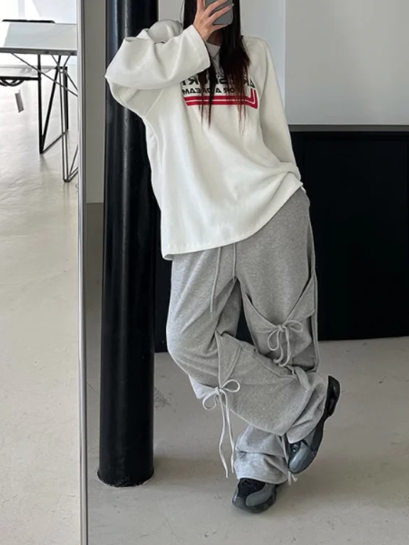 リボンデザインスウェットパンツ DPB71689