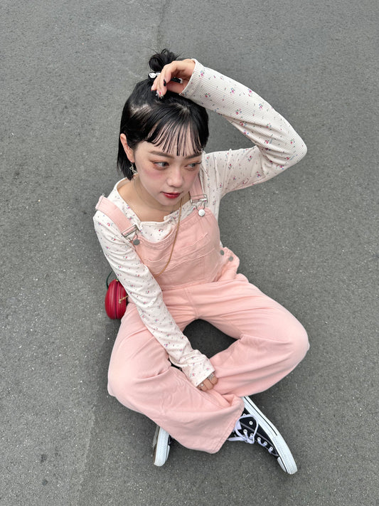 ピンクデニムサロペット DPB76050