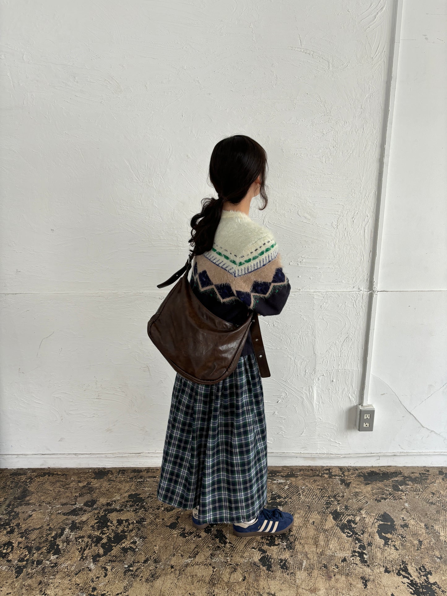 レザーデザインショルダーバッグ DPB84007