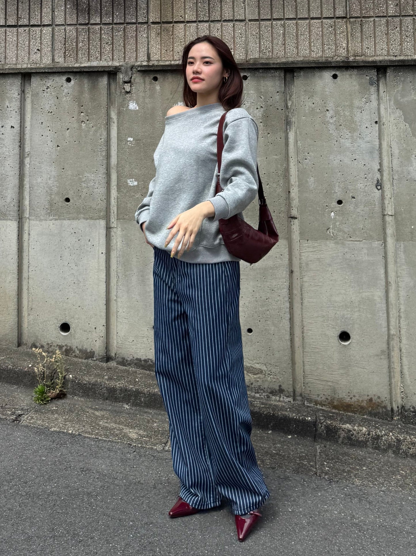 ストライプデニムパンツ DPB47419