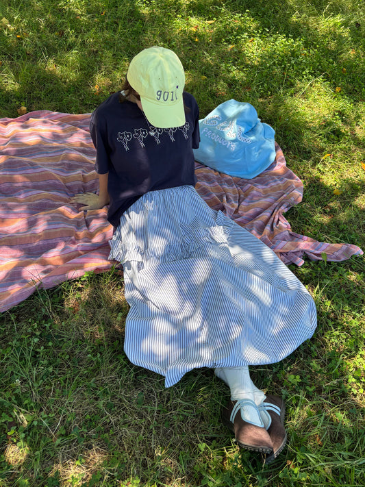 ストライプフリルスカート DPB84226