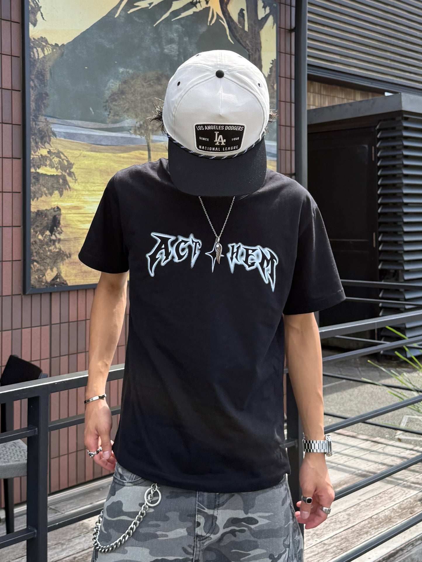 ムーンデザインバックロゴTシャツ DPB90007