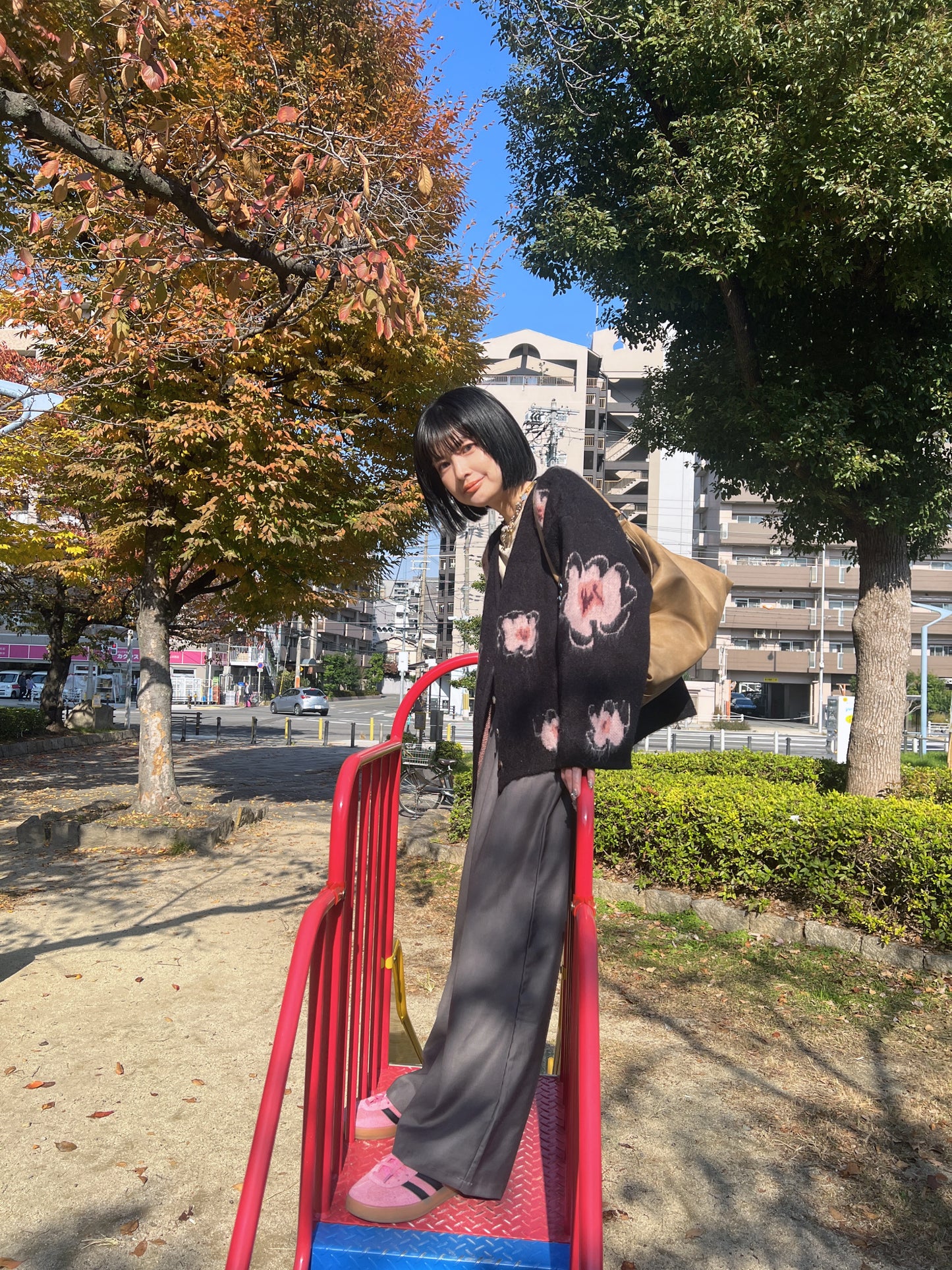 ウエストフリルワイドパンツ DPB79052