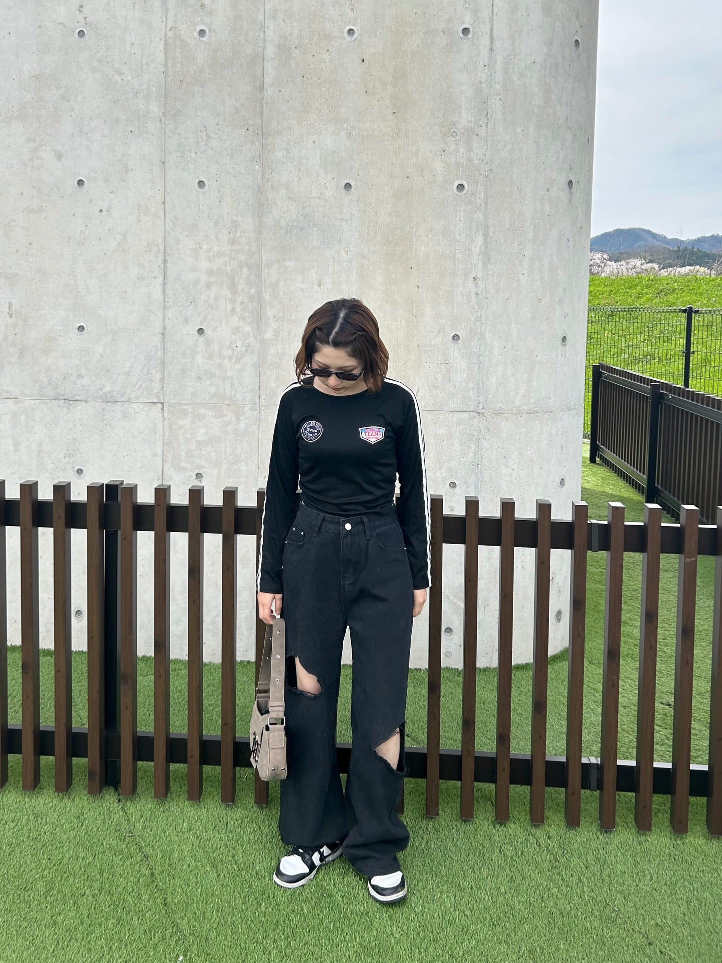 アームラインロングTシャツ DPA61343