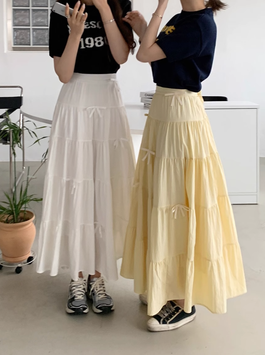 ロングリボンスカート DPB71353