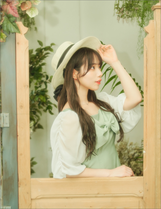 2wayパフスリーブワンピース