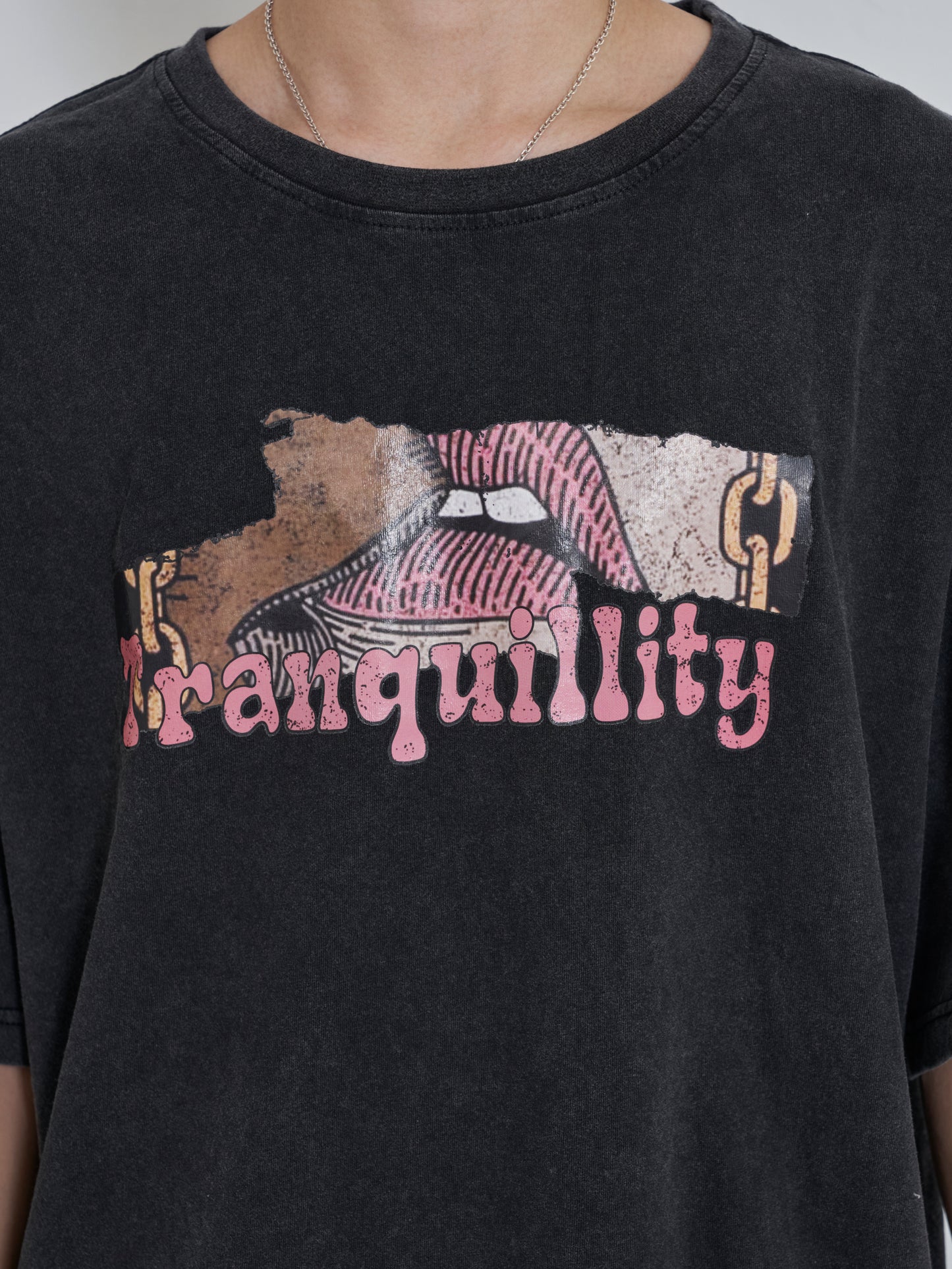 TRANQUILLITYプリントTシャツ SPA08009