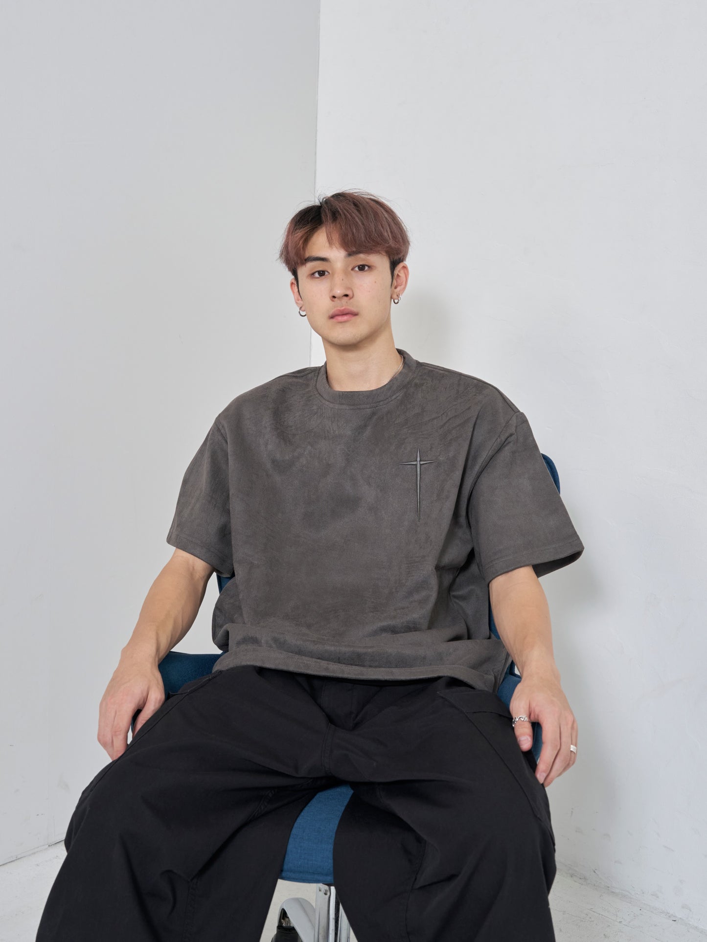 ダークグレークロスTシャツ SPA08008