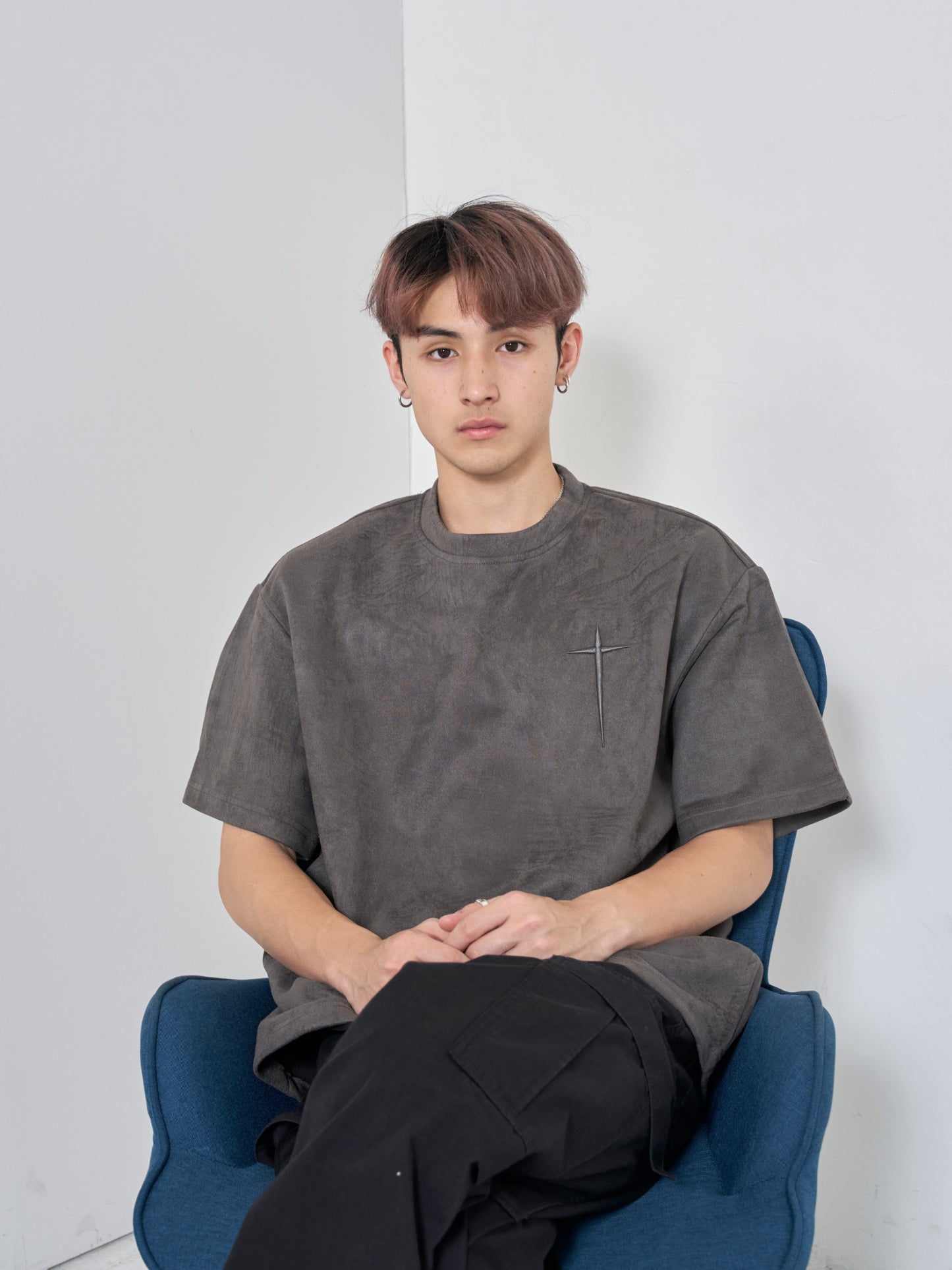 ダークグレークロスTシャツ SPA08008