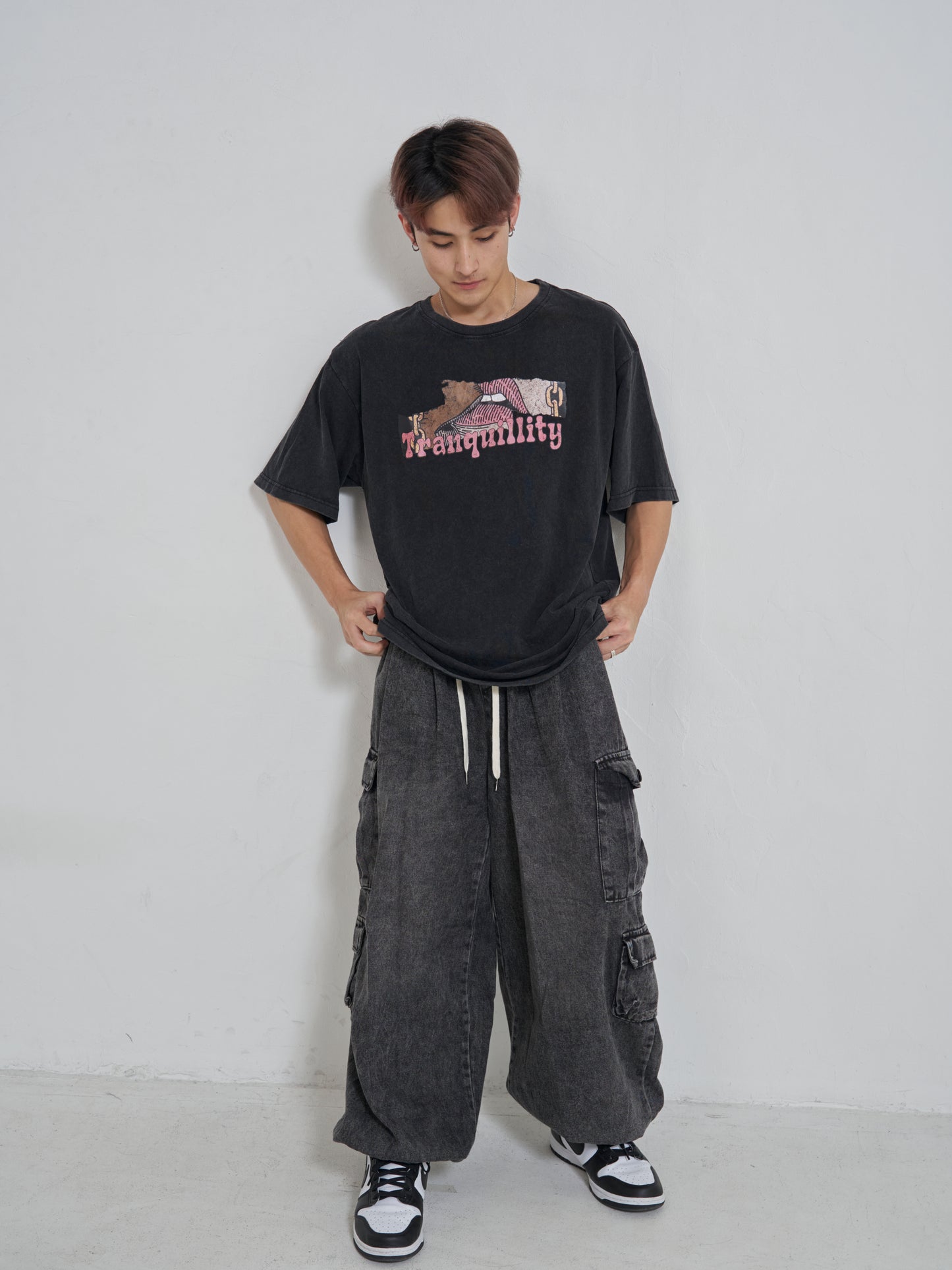 TRANQUILLITYプリントTシャツ SPA08009