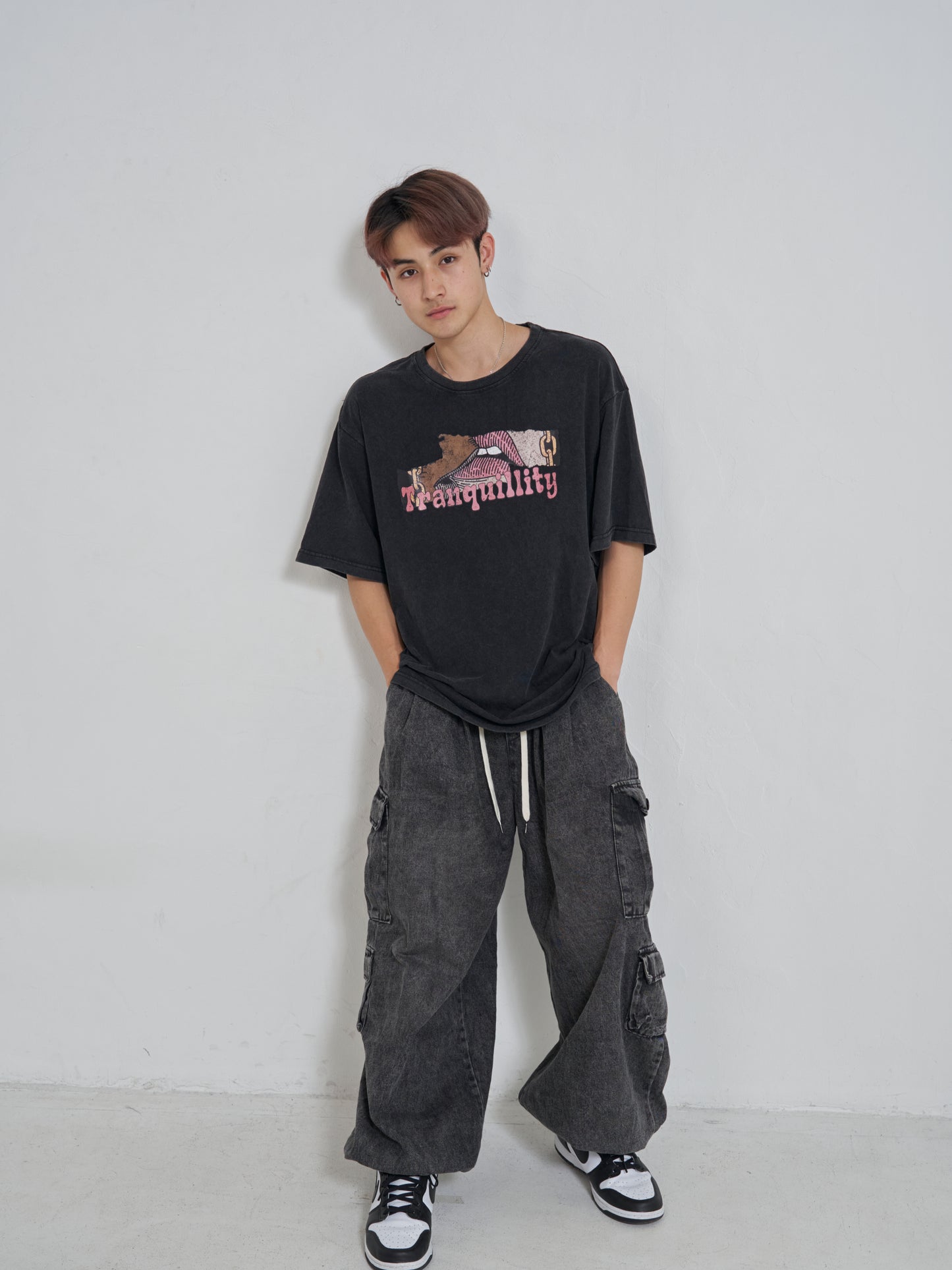 TRANQUILLITYプリントTシャツ SPA08009