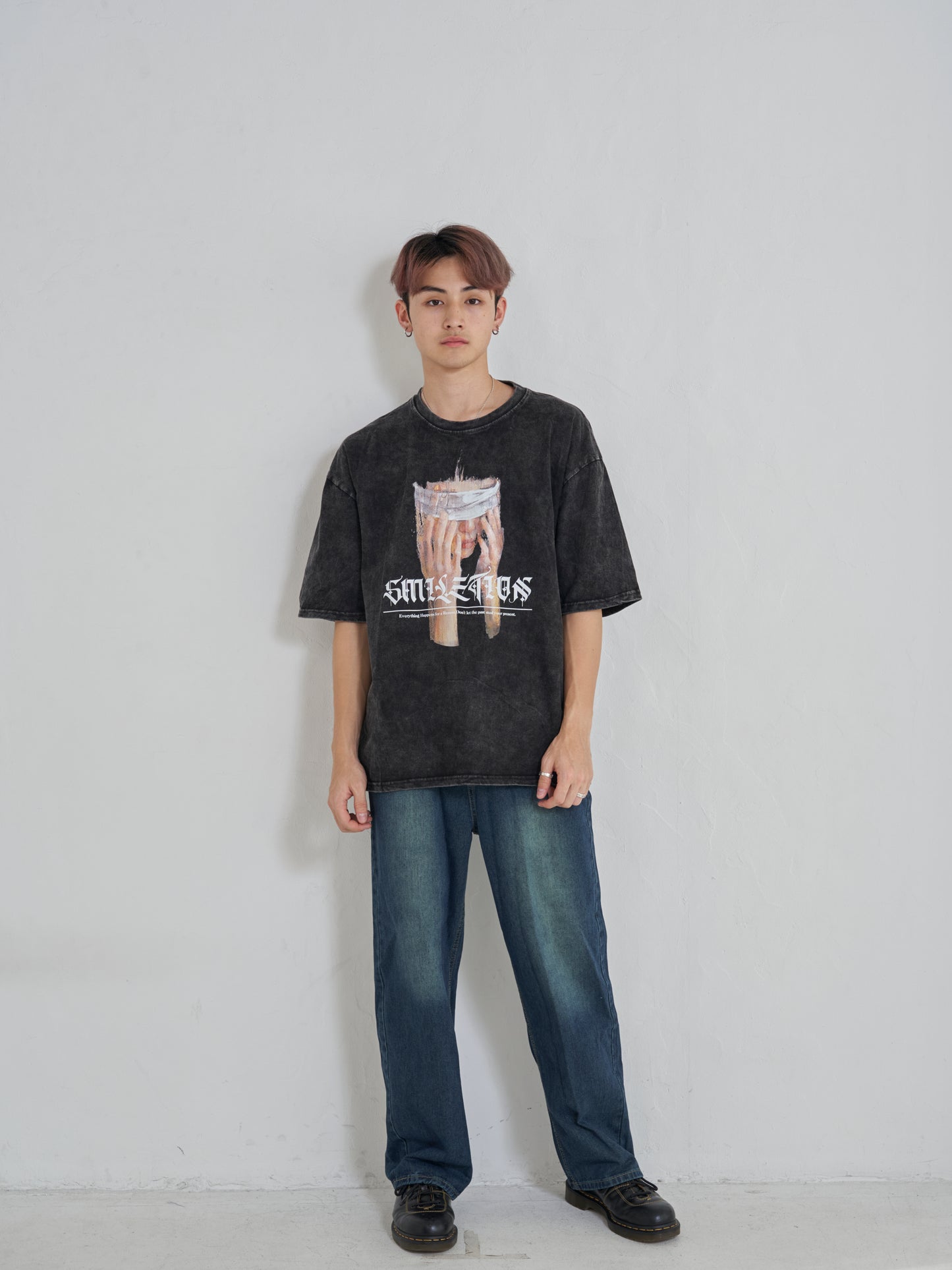 目隠しプリントTシャツ SPA08001