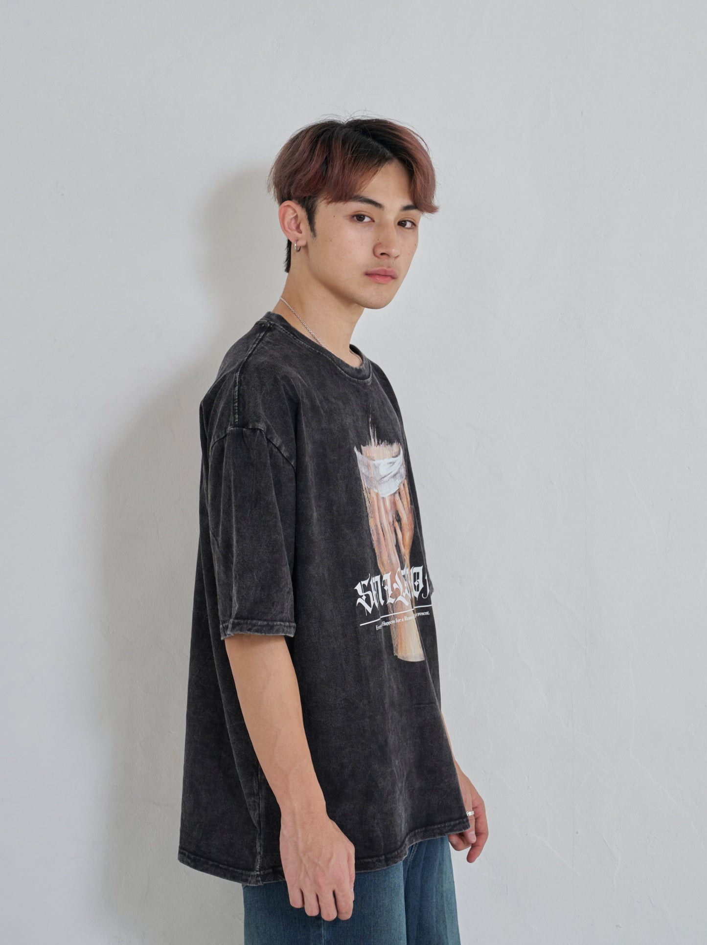 目隠しプリントTシャツ SPA08001