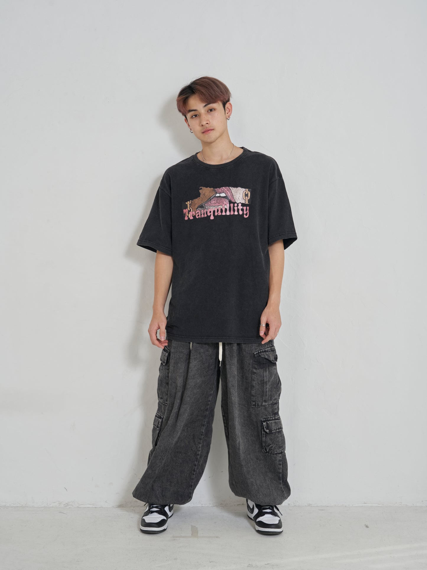 TRANQUILLITYプリントTシャツ SPA08009