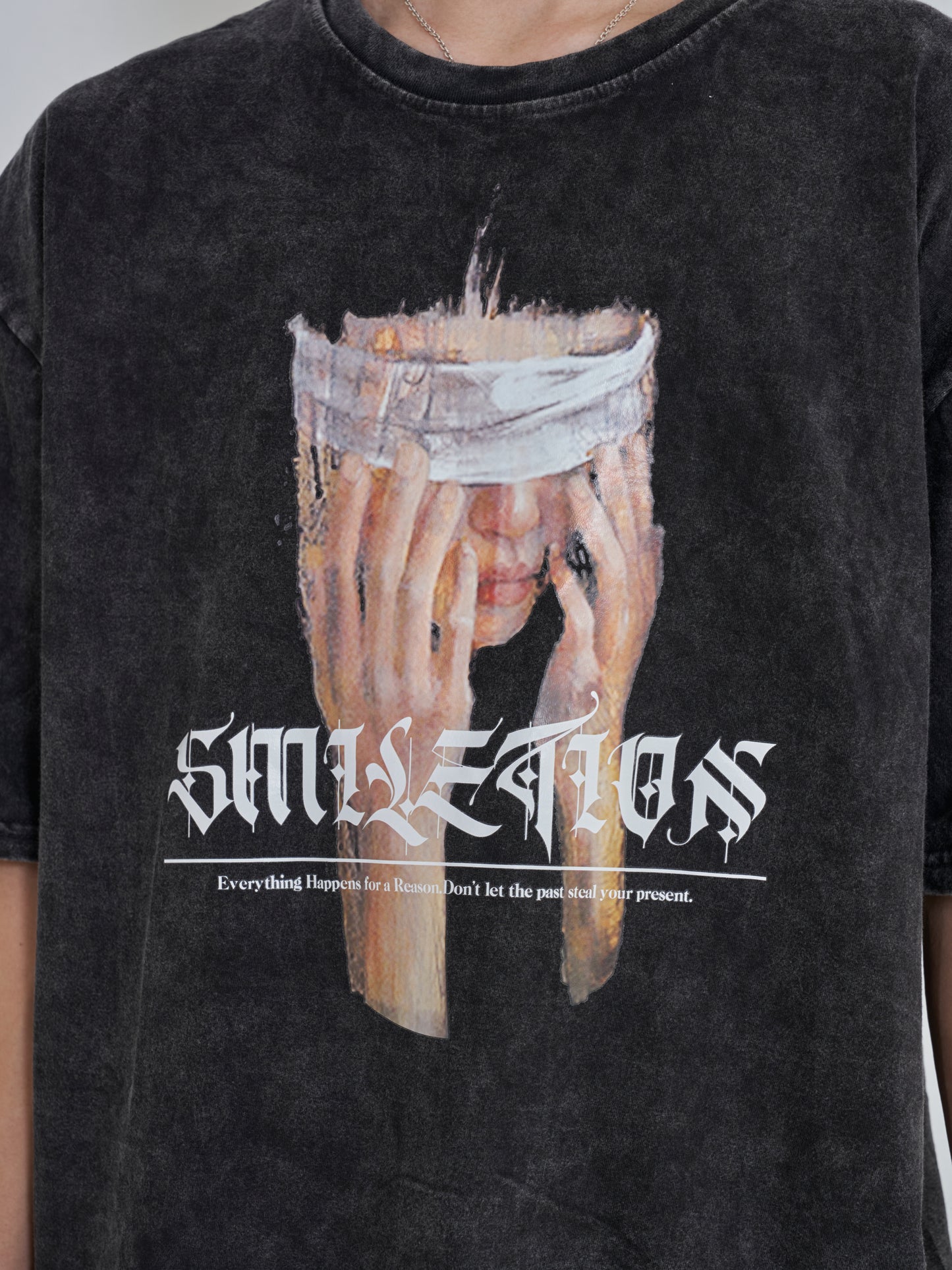 目隠しプリントTシャツ SPA08001