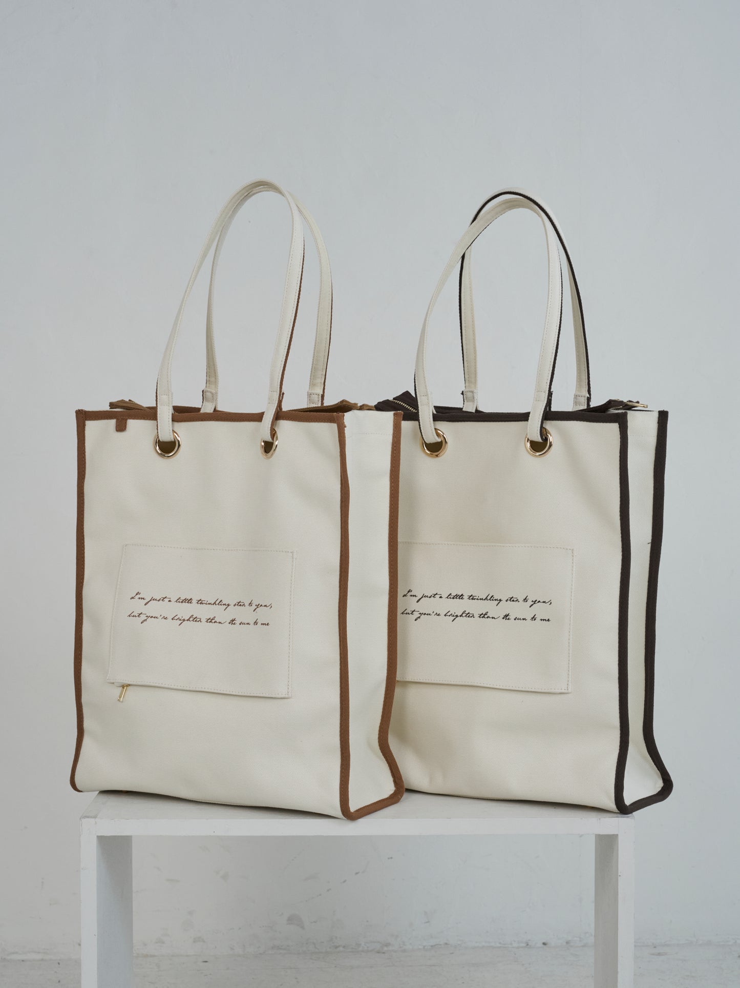 multi-way canvas tote bag【かれんあははプロデュース】