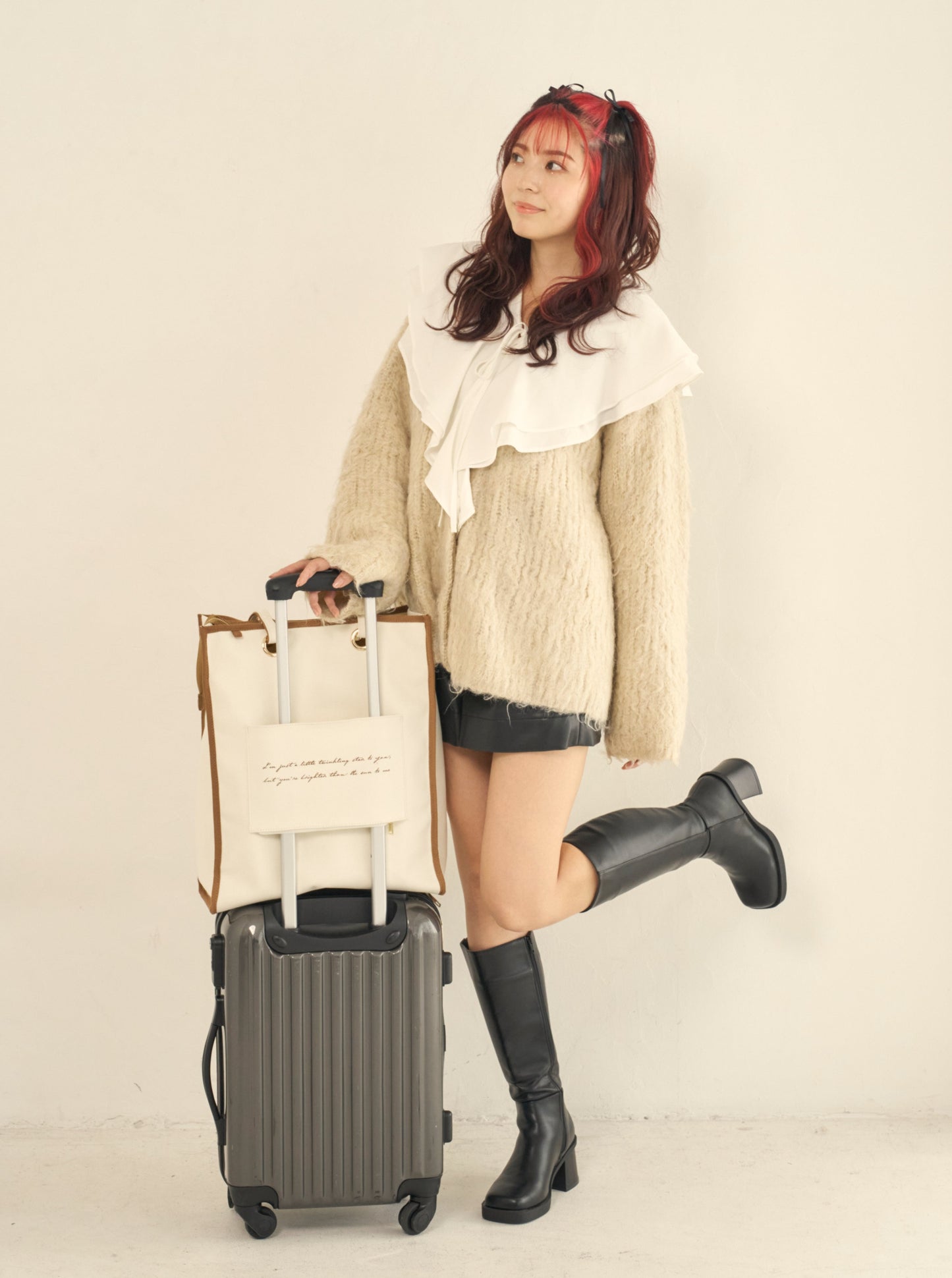 multi-way canvas tote bag【かれんあははプロデュース】