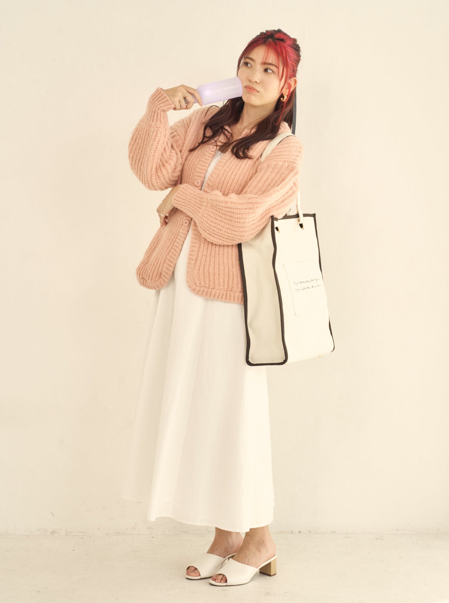 multi-way canvas tote bag【かれんあははプロデュース】