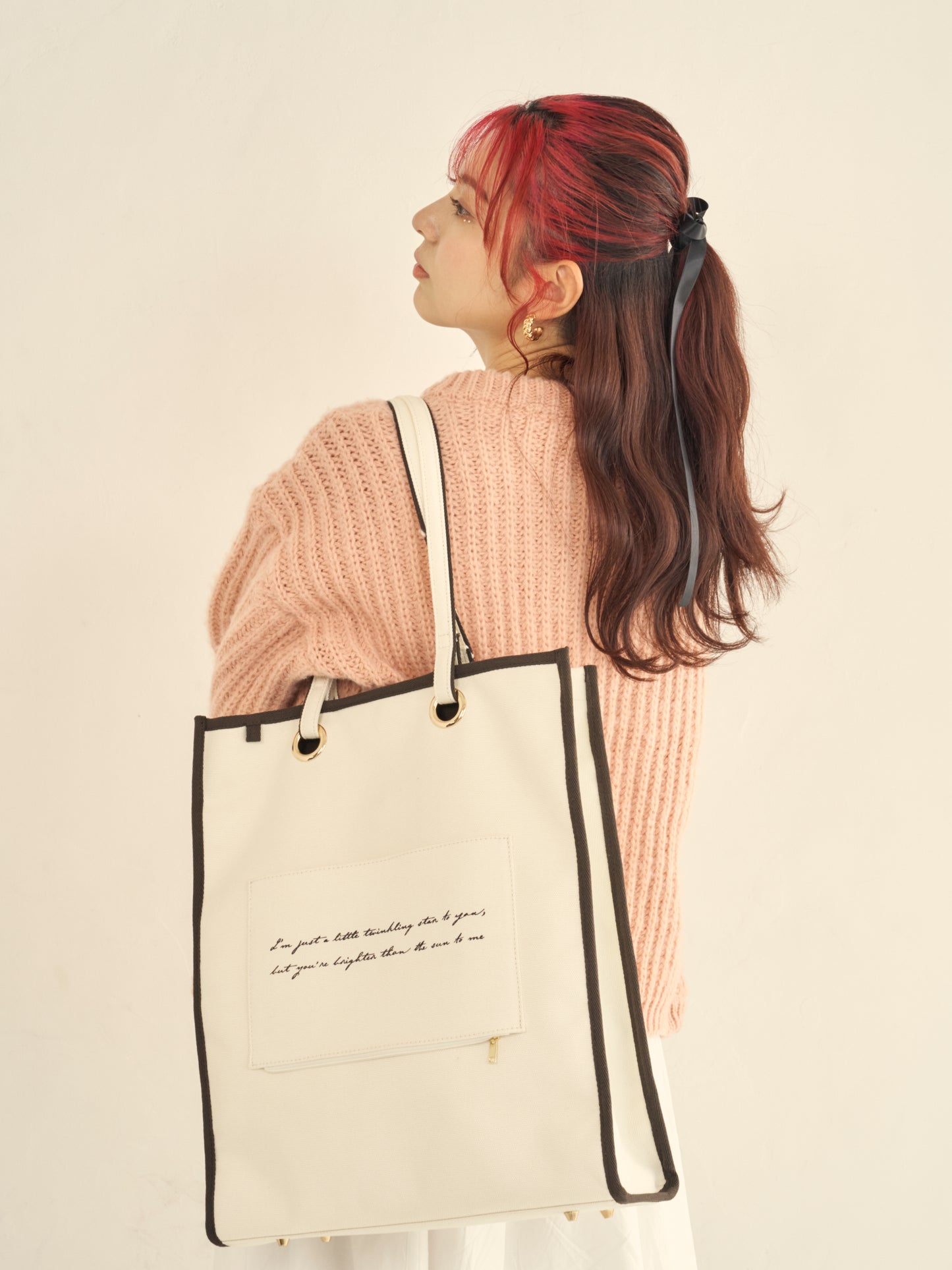 multi-way canvas tote bag【かれんあははプロデュース】