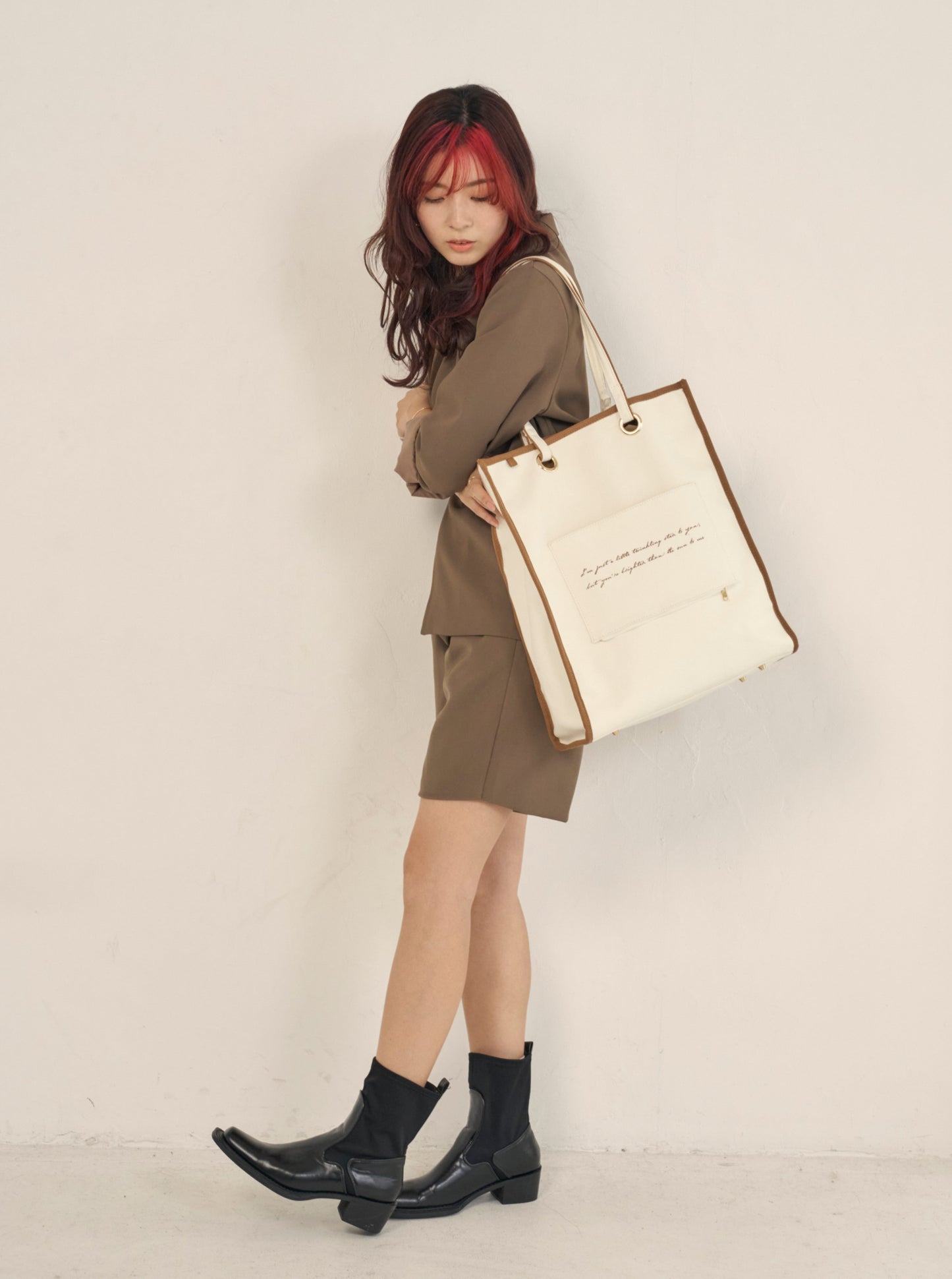 multi-way canvas tote bag【かれんあははプロデュース】